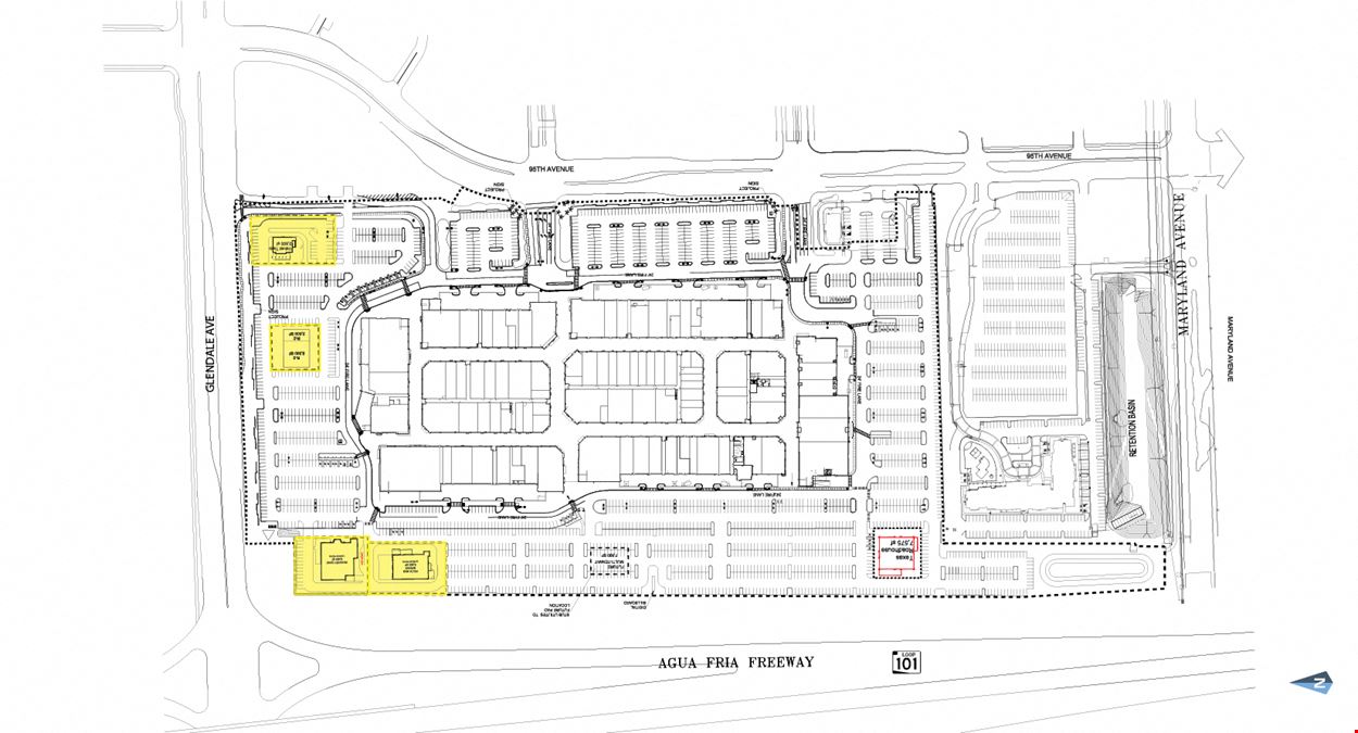 SEC Loop 101 & Glendale Ave Pads
