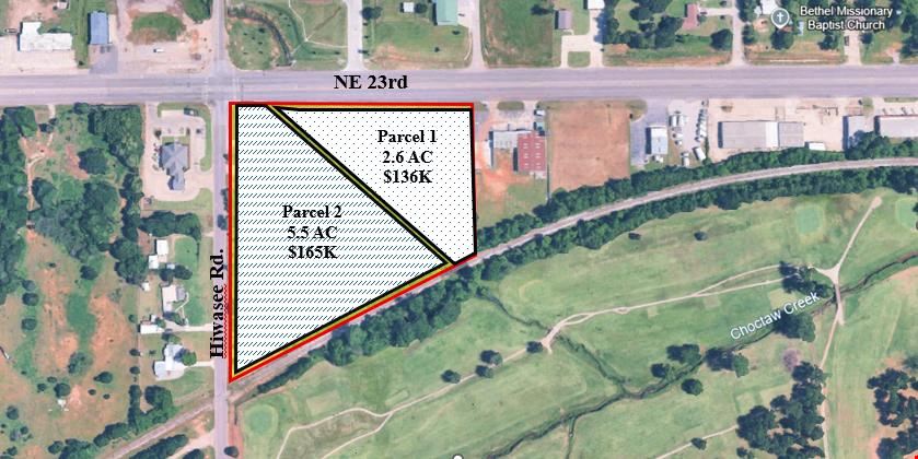 SE Corner of NE 23rd (SH 62) & Hiwasee