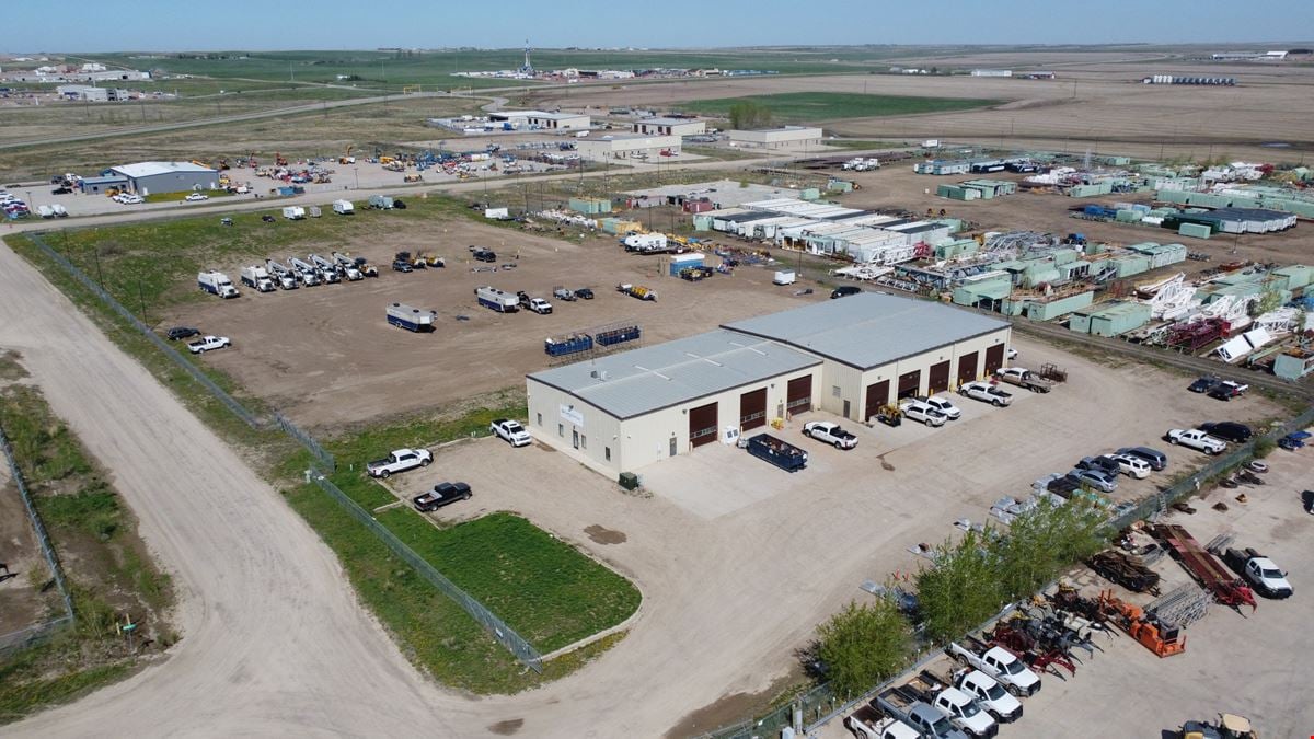 ±14,000 SF Industrial Shop | ±6.63 Fenced Yard | Williston ND