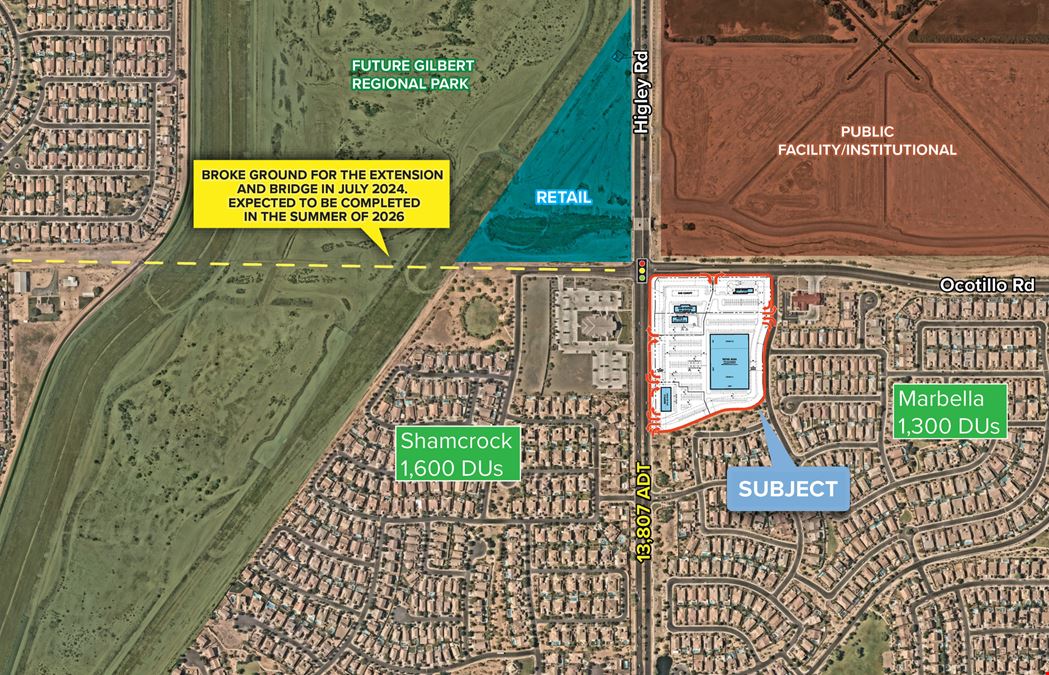 SEC Higley Rd & Ocotillo Rd