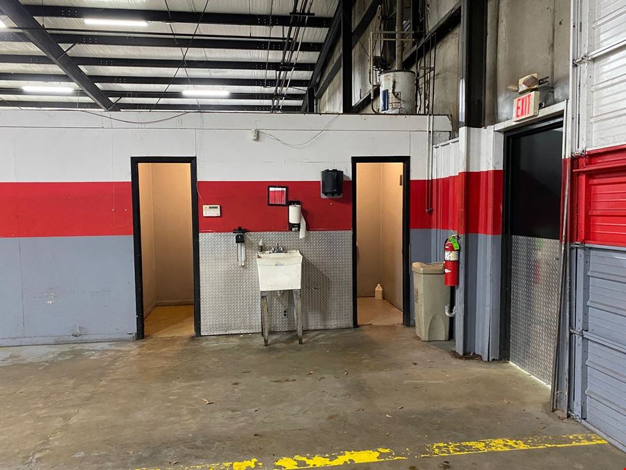 Heavy Equipment Service Center with 2 acre Drop Yard