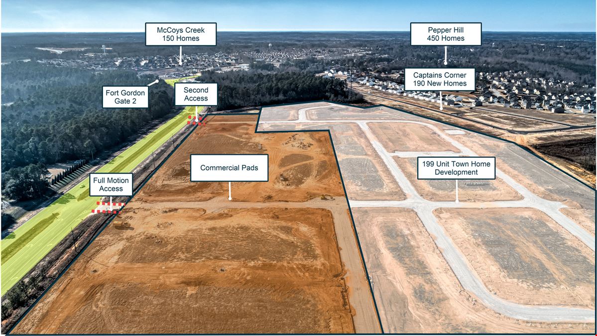 8 Pad-Ready Retail Development Pads