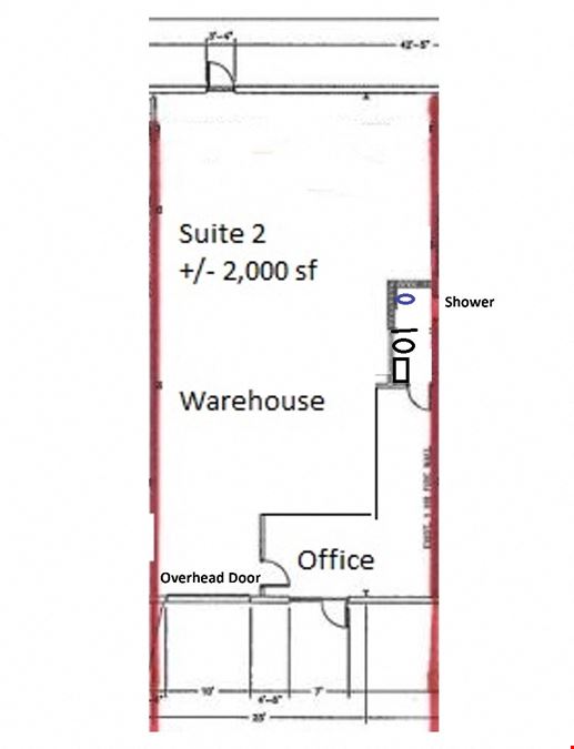 2,000 SF Warehouse off US 301