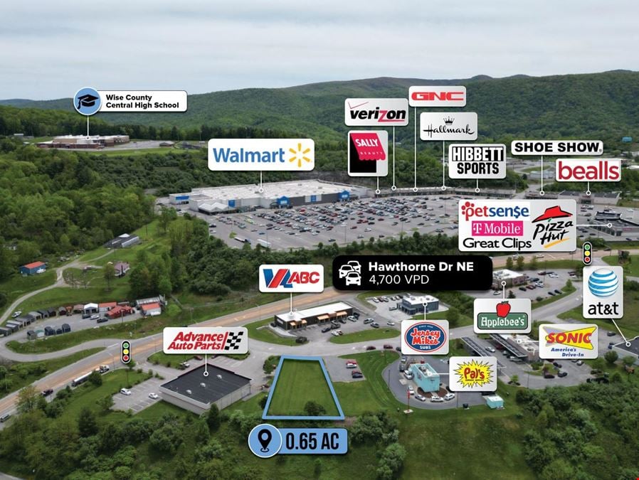 $1 Auction – 0.65 AC Walmart Outparcel
