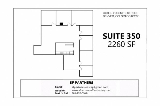Preview of Office space for Rent at 3600 Yosemite St
