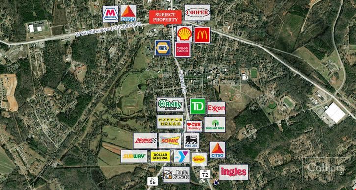 ±3,368-SF Freestanding Restaurant in the Heart of Downtown Clinton