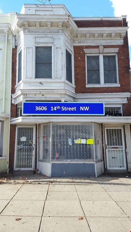 Preview of Retail space for Rent at 3606 14th St NW