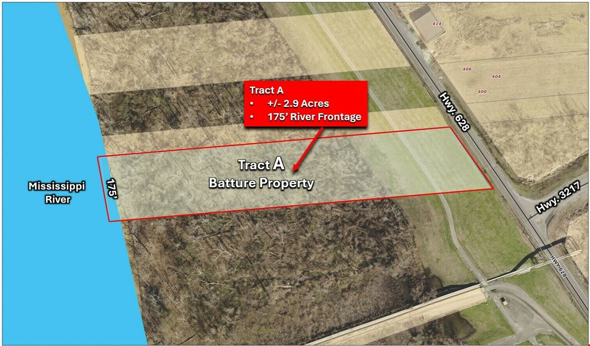 +/- 7.6 total Acres with River Frontage