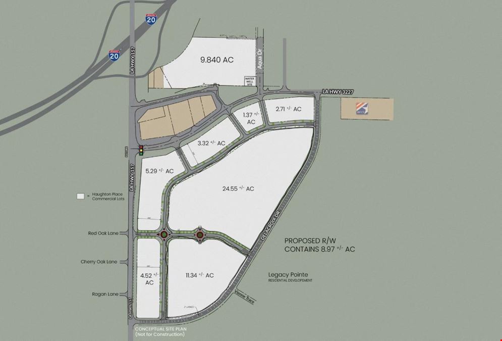 Haughton Place: 70+- AC Mixed-Use Development