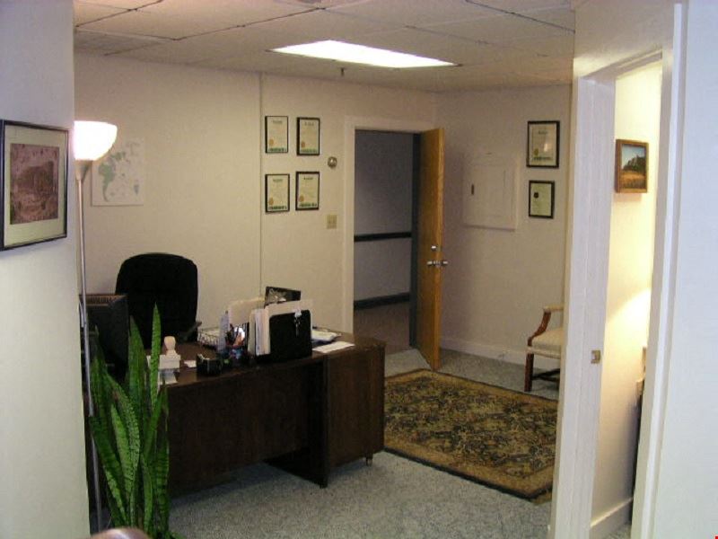 Gallery bldg. front facing office
