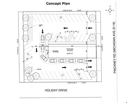 Preview of VacantLand space for Rent at 1188 Michigan Avenue