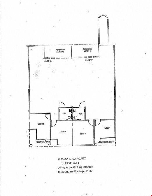 1199 Avenida Acaso, Units E&F