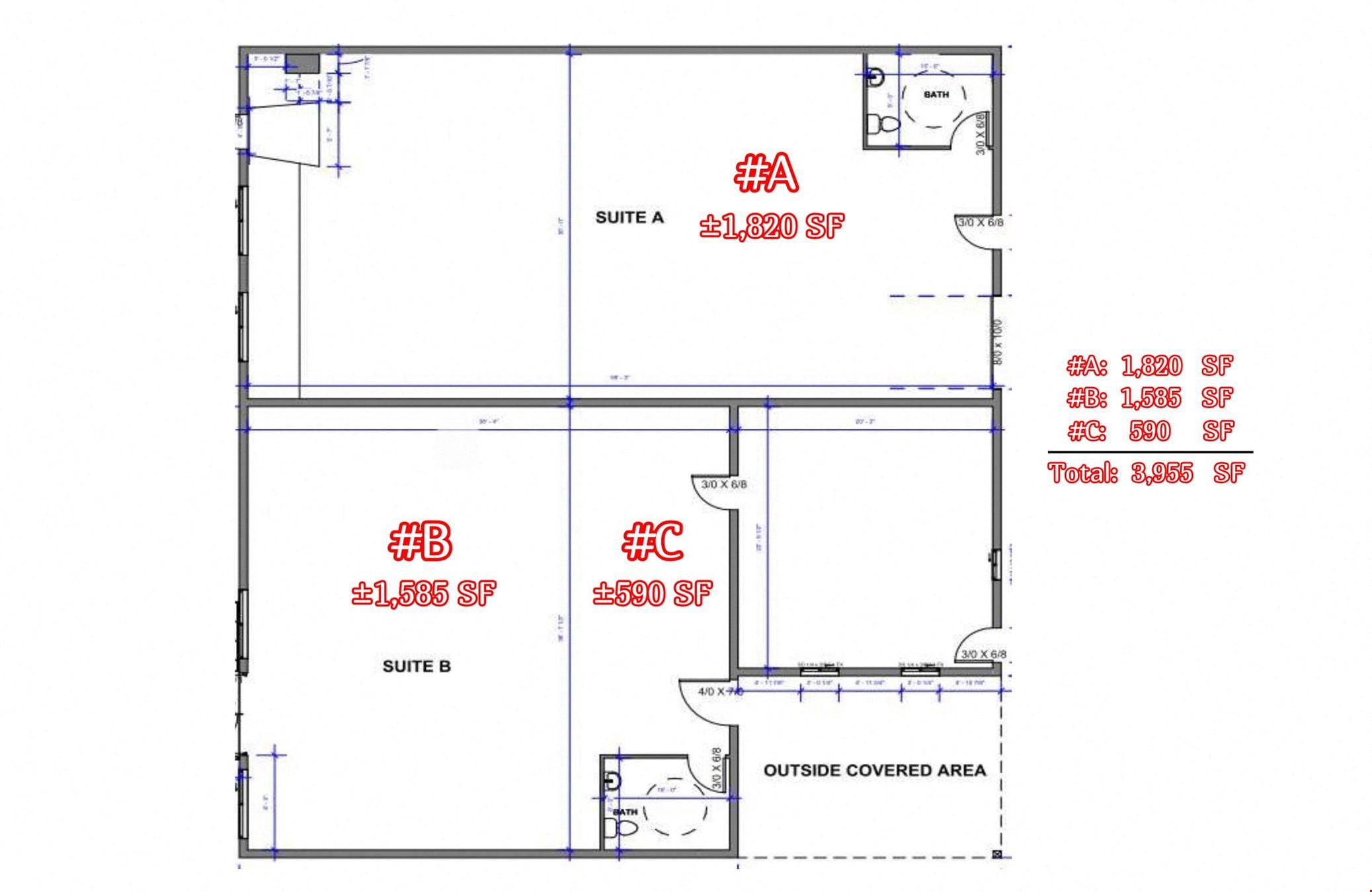 Remodeled High Exposure Retail/Office Building Off Hard Corner
