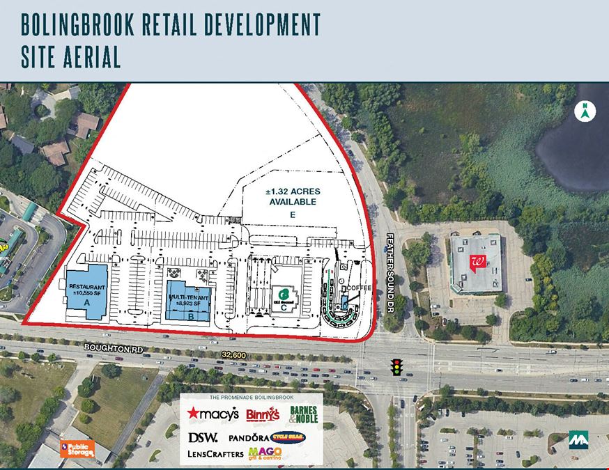 New Retail Development Across From The Promenade Bolingbrook