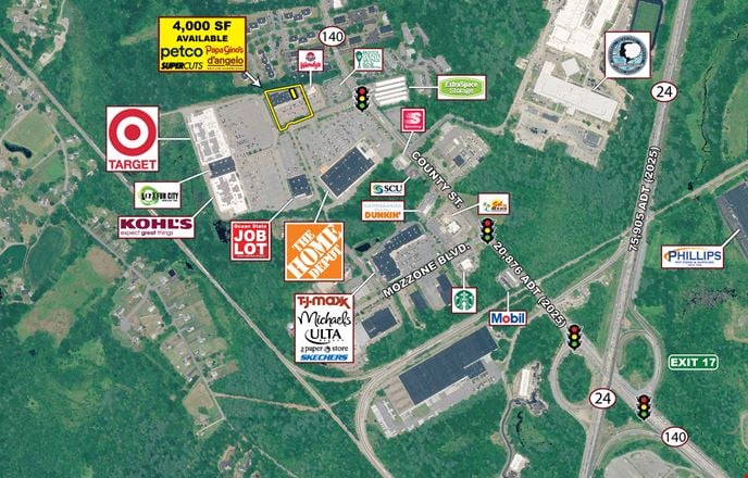 Preview of Retail space for Rent at 65 Taunton Depot Dr