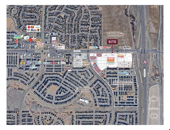 Preview of Retail space for Rent at Quincy Avenue and Copperleaf Boulevard - SEC
