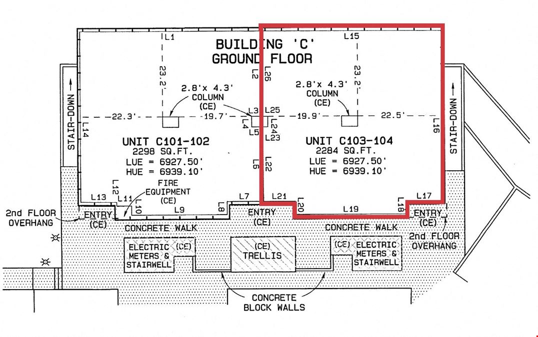 Units D101-103 FOR LEASE