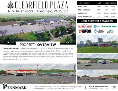Preview of Retail space for Rent at Clearfield DFC