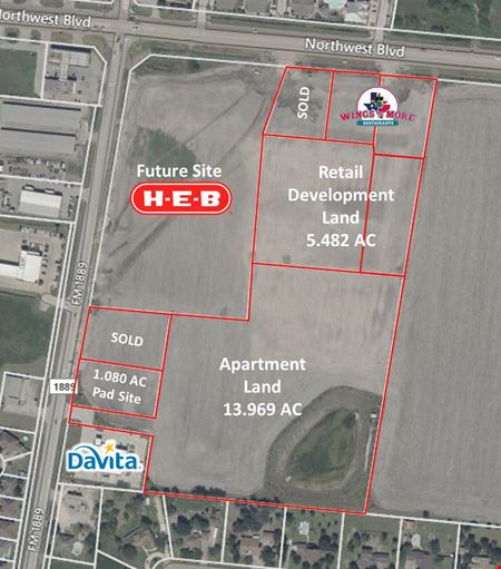 Preview of VacantLand space for Sale at Northwest Blvd & FM 1889