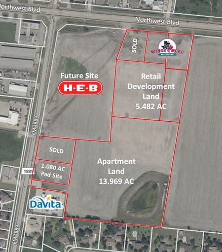 Preview of VacantLand space for Sale at Northwest Blvd & FM 1889