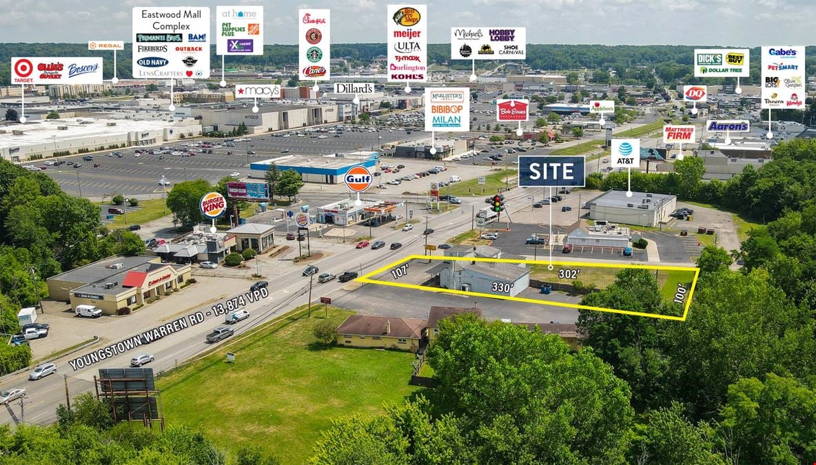 $1 Auction – Hard Corner 3,951 SF Retail Building | 13K VPD