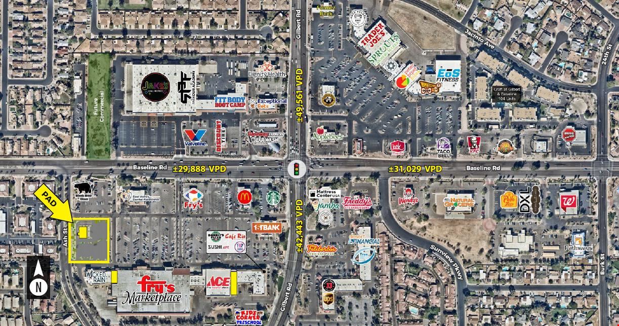 Gilbert Rd & Baseline Rd SWC | Gilbert, AZ