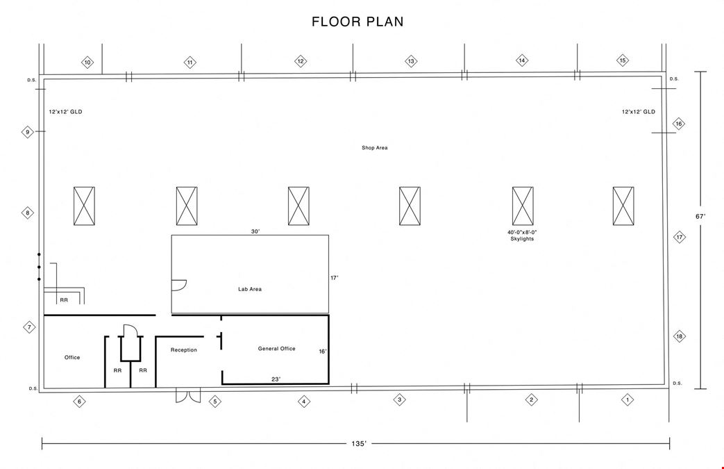 FOR LEASE: +/- 9,045 SF FREESTANDING INDUSTRIAL BUILDING