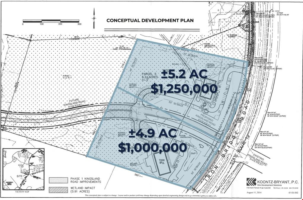 2 Pad Sites - 4.9 & 5.2 Acres