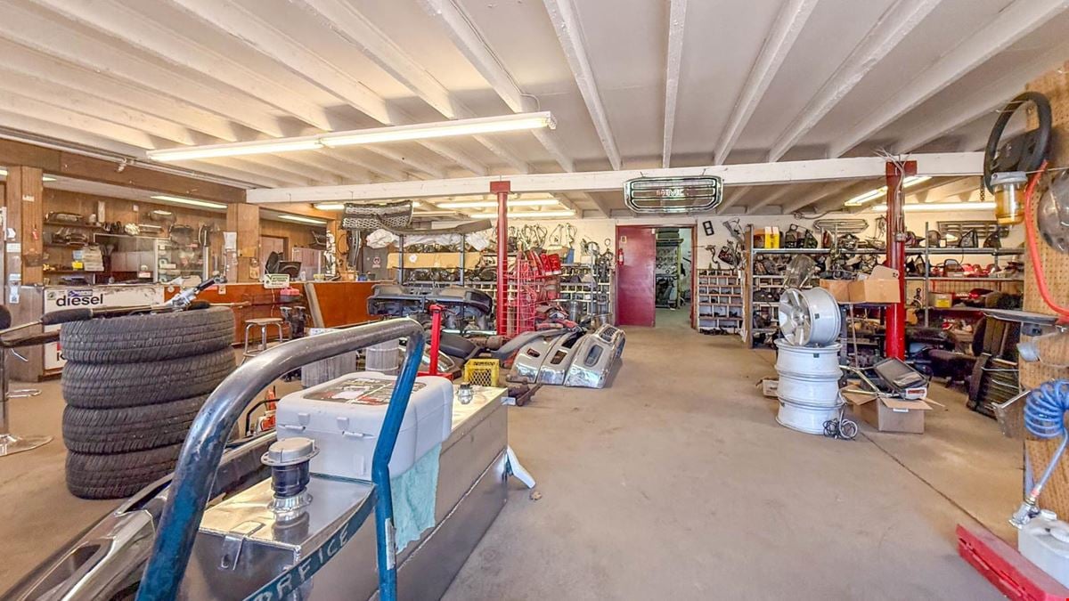 2.3 acres of industrial yard space available for lease in Vernon.