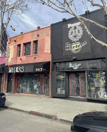 Preview of Industrial space for Sale at 7415 - 7417 Melrose Ave