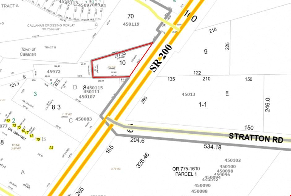SR 200, Callahan .49 acre parcel