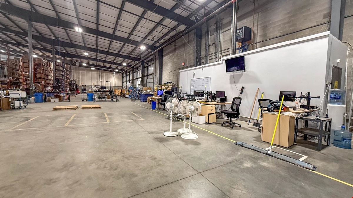 Freestanding distribution facility on 2.84 acres, available for lease