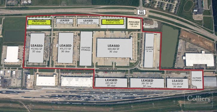 For Lease | ±7.97 and 9 Acres Land For Build-to-Suit