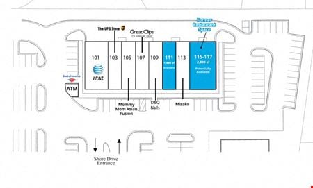 Preview of Retail space for Rent at 4701 Shore Dr