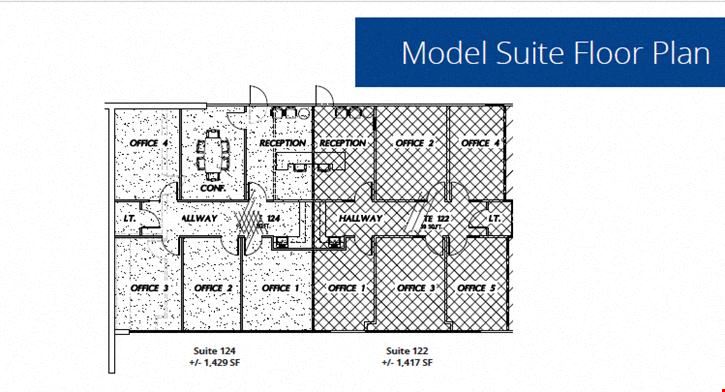 Professional Office Suites - 1,417 SF to 2,845 SF Available