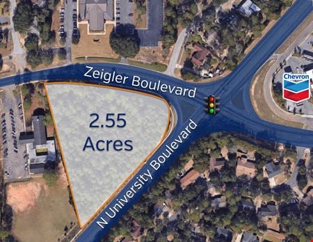 Preview of VacantLand space for Sale at Zeigler Blvd @ University Blvd.