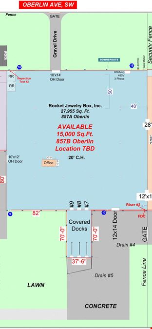 17,512 UP TO 50,272 SQ. FT. INDUSTRIAL SPACE