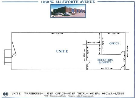 Preview of Industrial space for Rent at 1030 W Ellsworth Ave