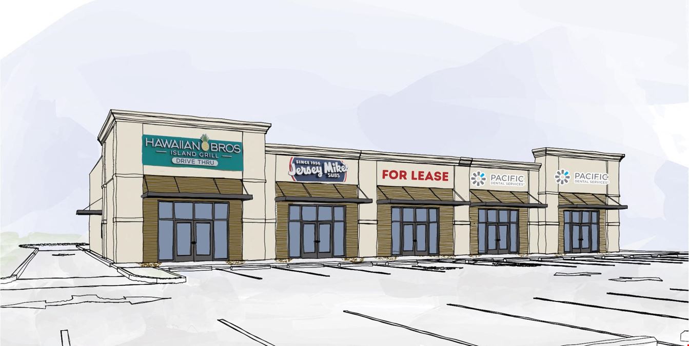 ONLY ONE SPOT LEFT! Retail Center and QSR Site for Lease