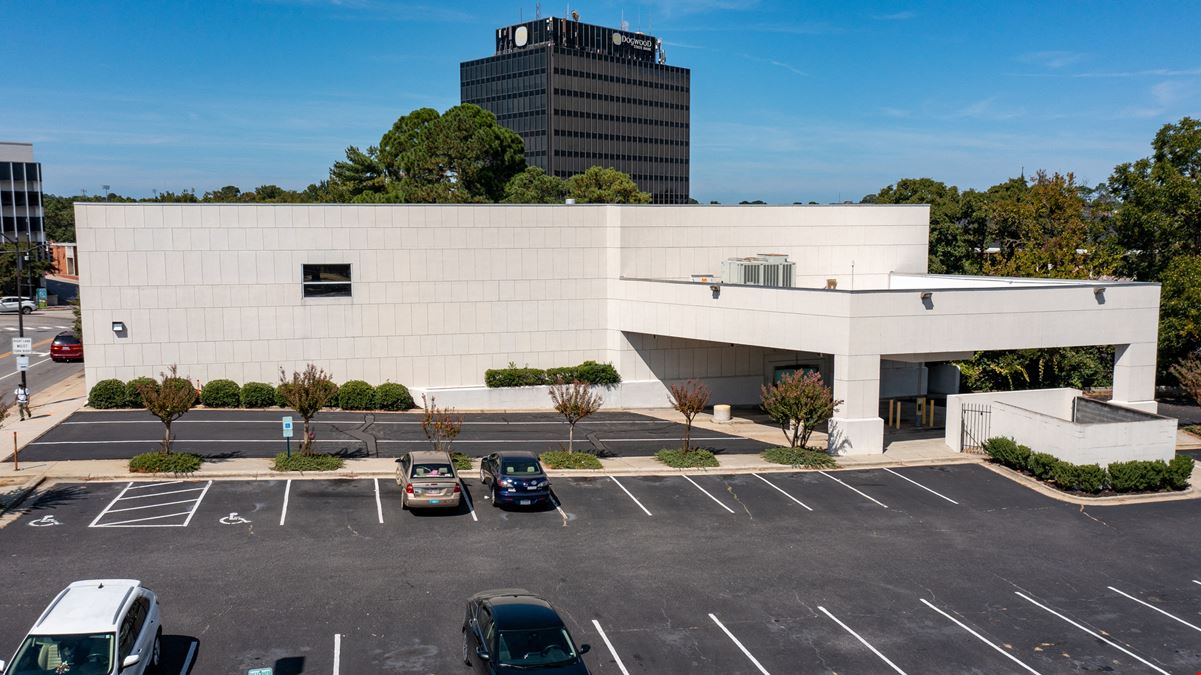 Office Building with Surface Parking Lot in Downtown