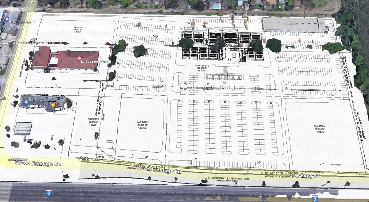 Cinemark Theater Pad Sites