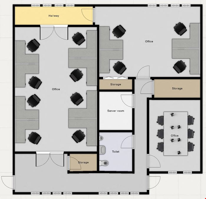 1,744SF Office Condo