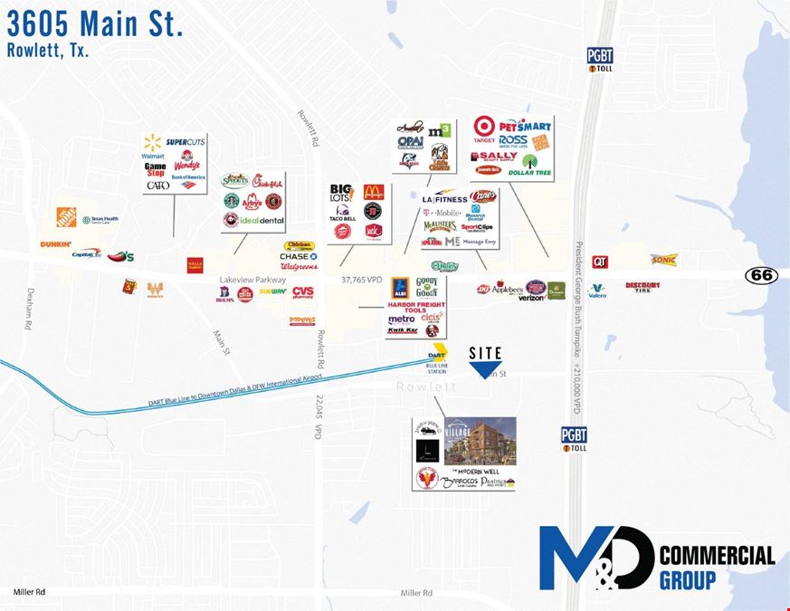 Commercial Lot in Urban Village Downtown Rowlett For Sale