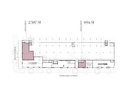 Preview of Retail space for Rent at 4560 N Tennyson Street