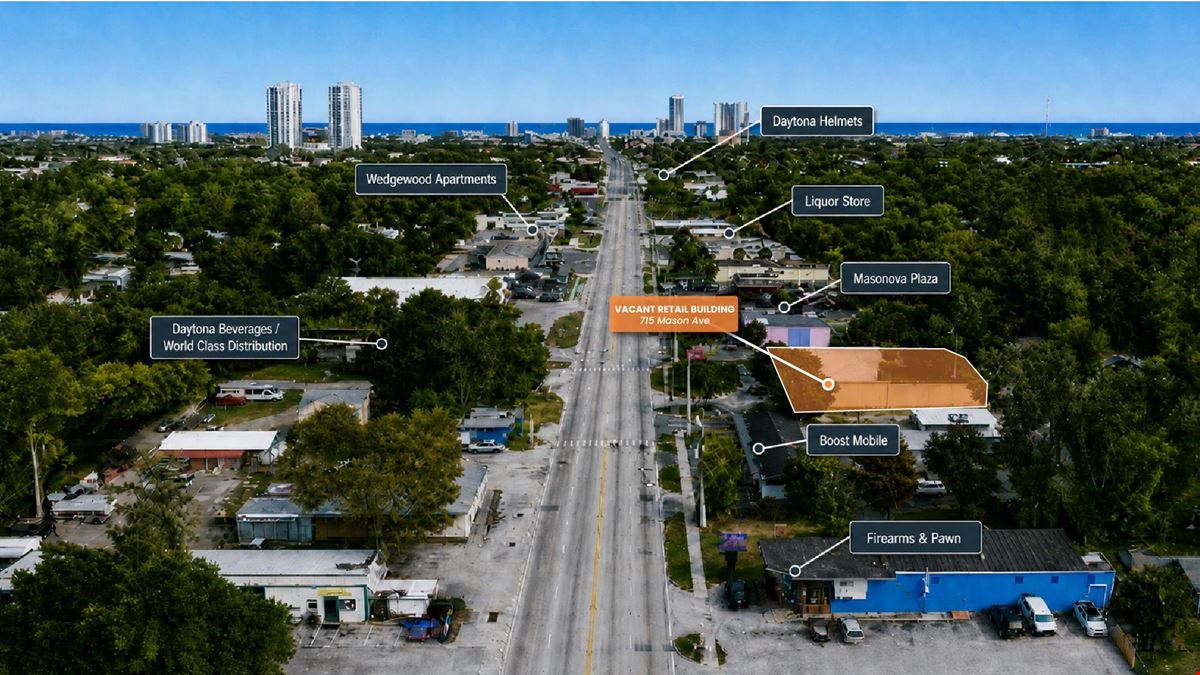 Vacant Retail Building | Daytona Beach