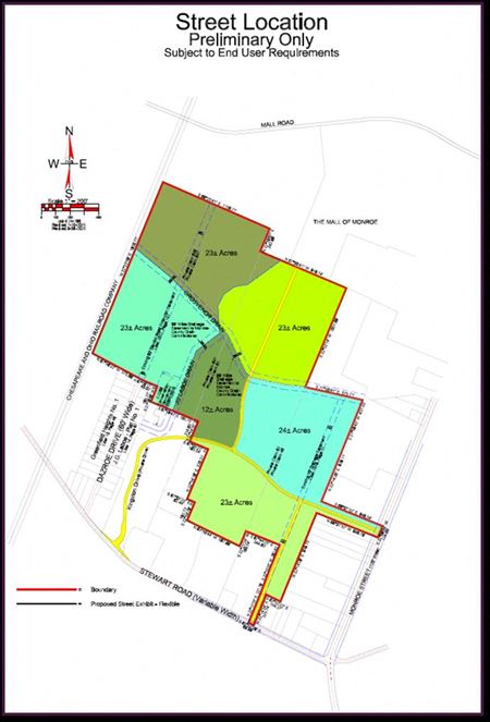 Preview of VacantLand space for Sale at 800 Stewart Road