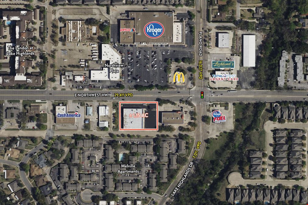 10620 E NW HWY | VACANT RETAIL BLDG - FOR SALE