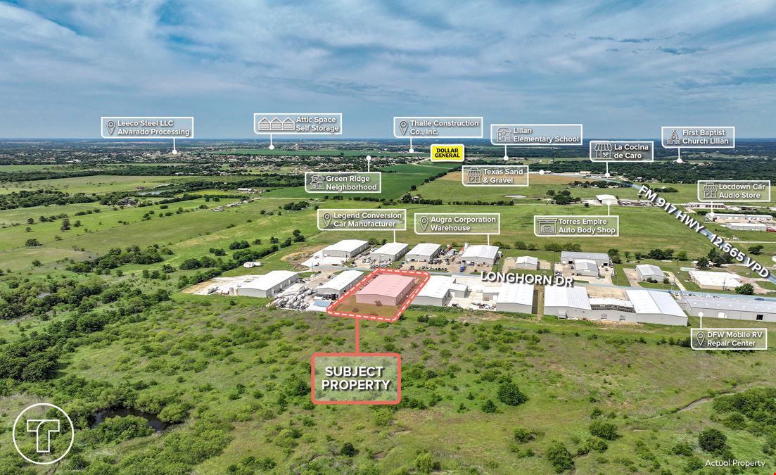 For Lease/For Sale 4208 Longhorn Dr DFW Industrial
