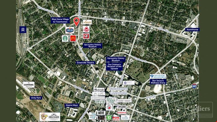 ±3,256-SF Move-In-Ready Restaurant on the Edge of Downtown Greenville