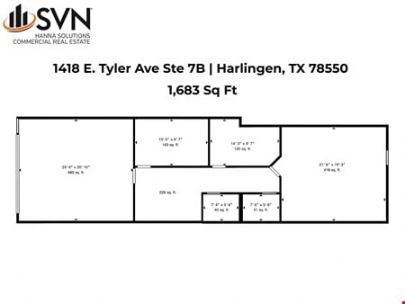 Preview of Retail space for Rent at 1418 E. Tyler Ave  Ste 7B